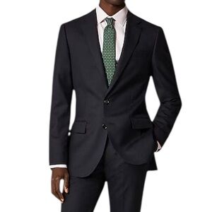 JCREW LUDLOW Loro Piana Super 120’s Wool Dark Navy Suit Blazer Jacket Size 40R